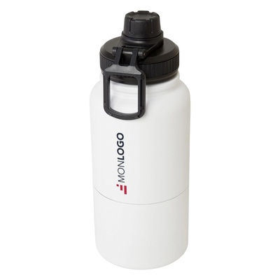 Bouteille de sport Dupeca de 840 ml avec isolation en acier inoxydable certifiée RCS