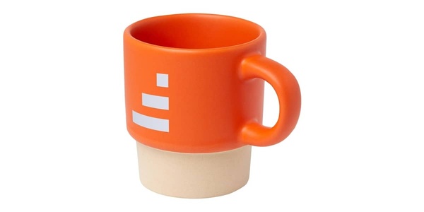 Tasse à espresso empilable Olympia de 130 ml avec fond en argile