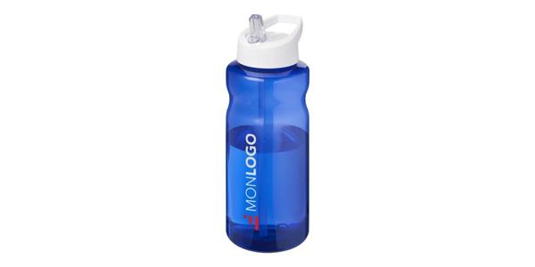 Bouteille de sport H2O Active® Eco Big Base de 1 litre avec couvercle à bec verseur