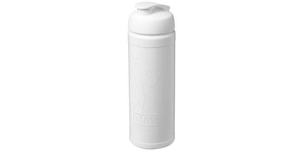 Bouteille de sport Baseline Rise de 750 ml recyclée avec couvercle rabattable