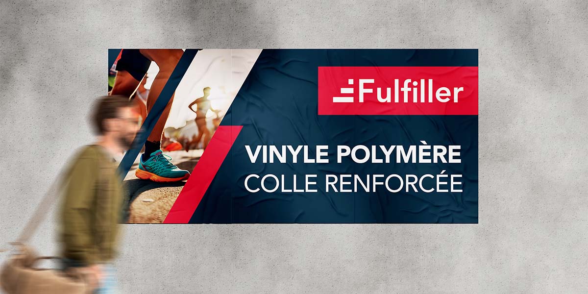 Vinyle adhésif polymère